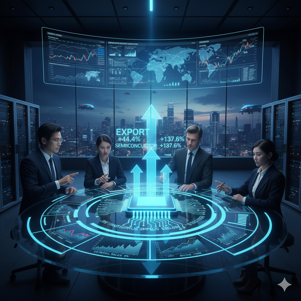 2026년 2월 한국 반도체 수출 폭증 분석 및 글로벌 경제 고용 지표 동향 리포트