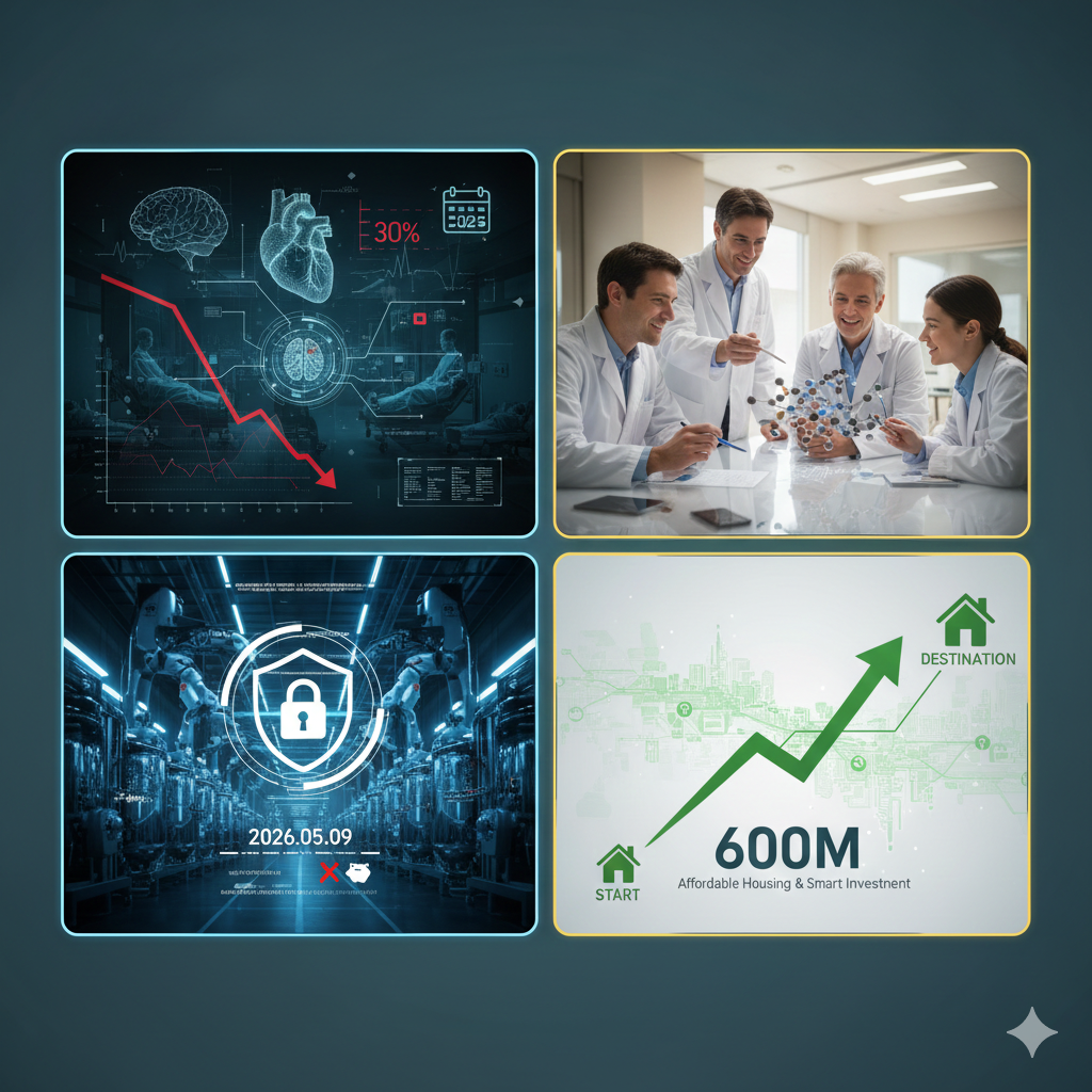 2026년 2월 제약 바이오 산업 리포트 AI 신약 개발 혁신 및 글로벌 의료 인공지능 시장 동향 분석 이미지